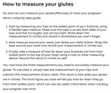 How to measure your glutes