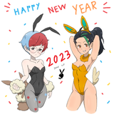 penny nemona bunny new years color