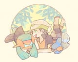 __brendan_mudkip_and_marshtomp_pokemon_and_2_more_drawn_by_katiko__62ba9565387fc82c9c591c97311e4de6