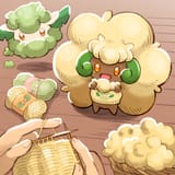 cottonee and whimsicott sweater by koike_09