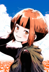 1girl, Pokemon, Gardenia (pokemon), portrait, from side, smile, head tilt, hand s-1275654474