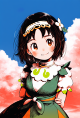 1girl, Pokemon, Erike (Sygna Suit) (pokemon), green dress, official alternate co s-425041363