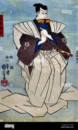 ichikawa-danjuro-viii-playing-two-roles-simultaneously-as-nikki-danjo-HYCGXA