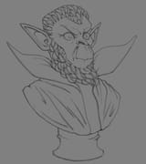 76411 - andross bust
