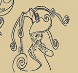unused female lizard