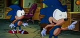 sonics eyes are 2 pupils in 1 big eye