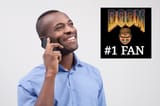 if doom guy was black would he be doom black guy or black doom guy