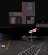 4 way intersection map