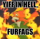 yiff in hell furfags