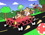 pauline_and_dk_jr__double_dash_team__by_donkeyshspittle_dei47s8-fullview