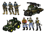 ST6, Technical, JDMT, Militia