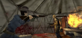 Great Khan tent gunfight