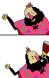 Bottoms up