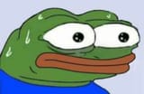 486 - pepe sweating