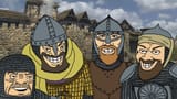 laughing companions