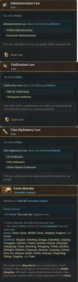 TF26 jurchen confederation laws