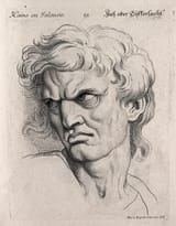A_man_glowering,_expressing_hatred_or_jealousy._Engraving_by_Wellcome_V0009360