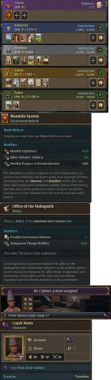 TF28 estates gov reform policy cabinet