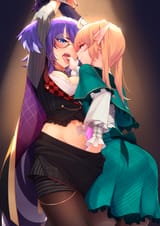 __selen_tatsuki_pomu_rainpuff_pomu_rainpuff_and_selen_tatsuki_nijisanji_and_1_more_drawn_by_ricegnat__1f1ac4fb2065d007ee204e066ae56b77