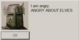 angry about elves