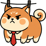 Sticker_-_Shibe_Clothes_Line