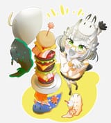 Joru and the huge slug burger by oomorigohann__