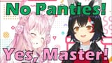 no panties