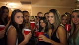 girls staring