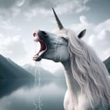 unicorn crying