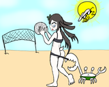 giggles at da beach GONE WRONG