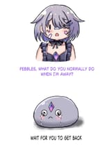 pebbles when gem girl is away for 140 years