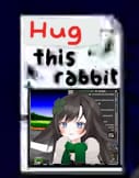 hug this rabbit