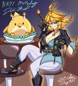 Happy Birbday Dokibird by Inu-Strider