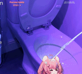 peeing on mousey