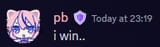 i win