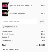NA shipping