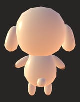 3D baachi ass and tail
