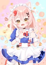 imagine a puri maid but in minecraft with cute girls all around