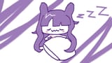 ayu is sleeping