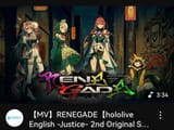 Hololive EN Justice - Renegade