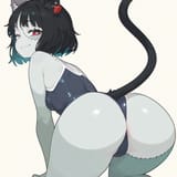 ecto swimsuit butt