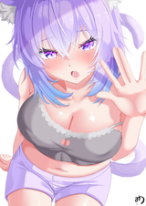 __nekomata_okayu_and_nekomata_okayu_hololive_drawn_by_muutsu_maxwell0916__9fdedfe0017799321fa0de70acbe896b