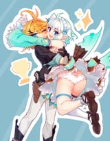 __dokibird_mint_fantome_mint_fantome_and_dokibird_indie_virtual_youtuber_drawn_by_ricegnat__11c357db9bdc4e2c0f865f39432f06e0