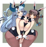 Callie and milky