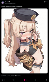 Screenshot 2025-06-24 at 15-32-15 キモい女 on X This is what I look like in my head https __t.co_NKYTVyOK2z _ X
