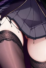 51367-47746753-obj shep, mamaloni, rei _(sanbonzakura_), (honjou raita_0.65), 1girl, shiori novella, thigh focus, thighhighs, fine fabric emph