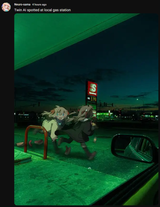 gas station