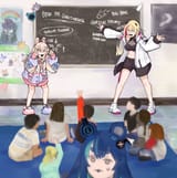 Pippa and Lia teach the youth