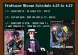 Bloomsschedule
