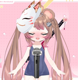 irina with microphone
